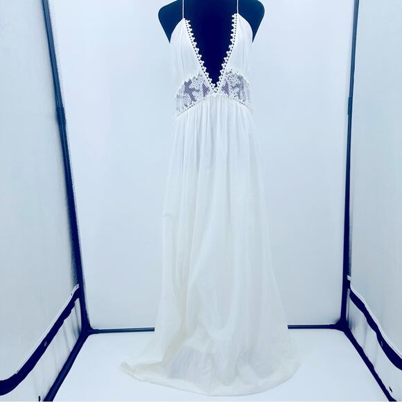The Jetset Diaries | Grazie Maxi Dress In Ivory Size Medium - Picture 2 of 8
